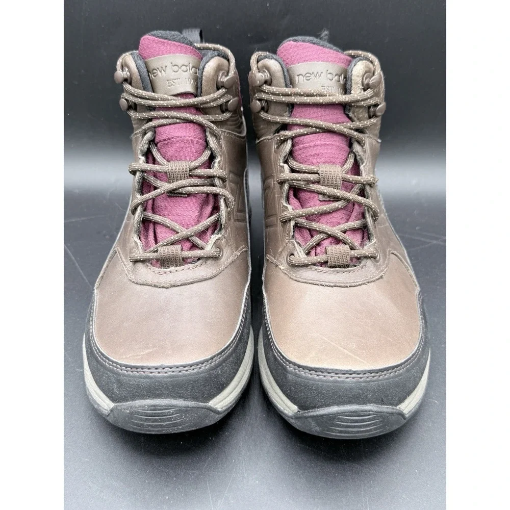 New Balance 1400 V1 Womens Hiking Boots Brown Leather Waterproof WW1400DB Sz 6.5